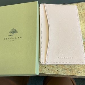 Levenger Prestige Pocket Briefcase-Pink Whisper BRAND NEW